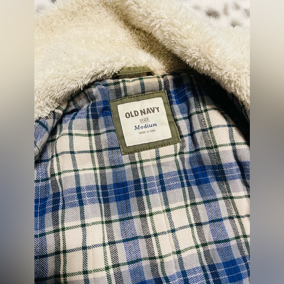 OLD NAVY‎ Faux-Fur Lined Utility Jacket/Coat - Picture 3 of 6